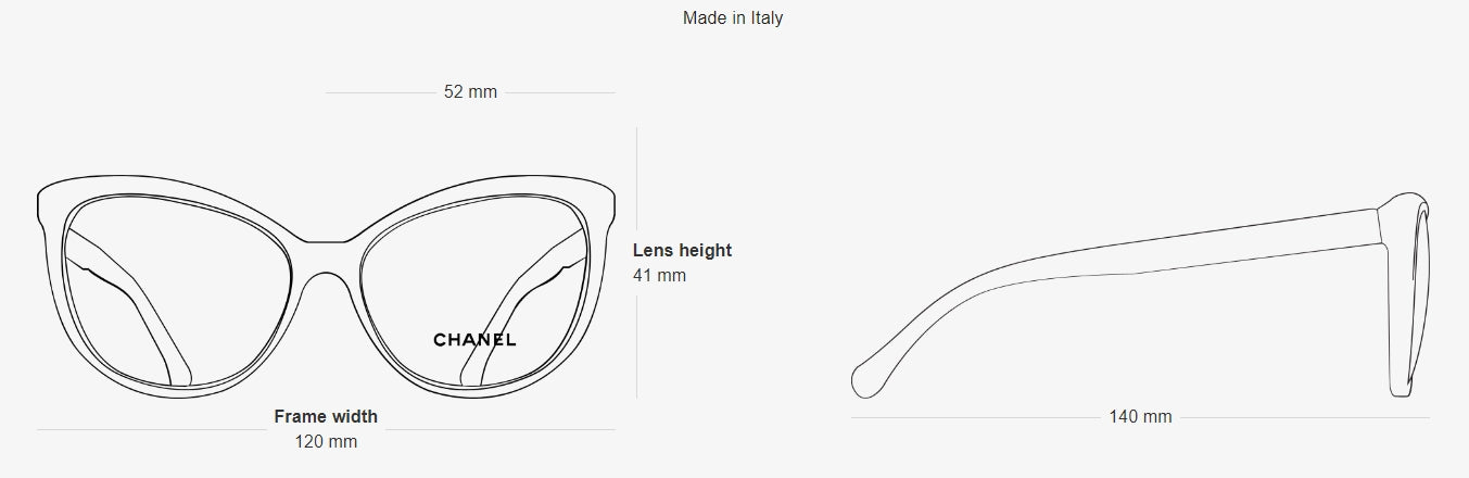 CHANEL CAT EYE EYEGLASSES