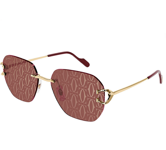 Cartier CT0394S 003 58  - Gold Signature C De Cartier