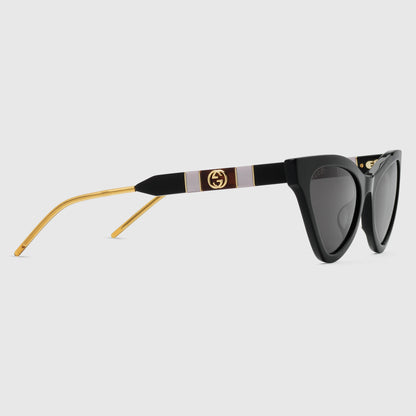 GUCCI CAT EYE ACETATE SUNGLASSES