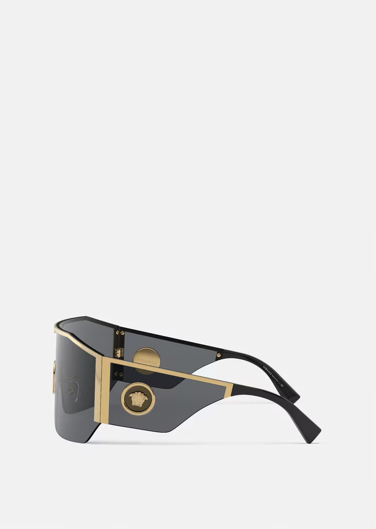 VERSACE MEDUSA HALO SHIELD SUNGLASSES