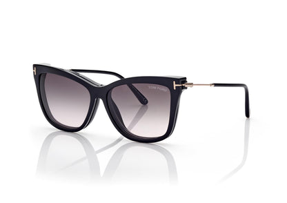 BLUE BLOCK SOFT CAT EYE OPTICALS + CLIP ON SUN  ITEM NO. FT5824-B