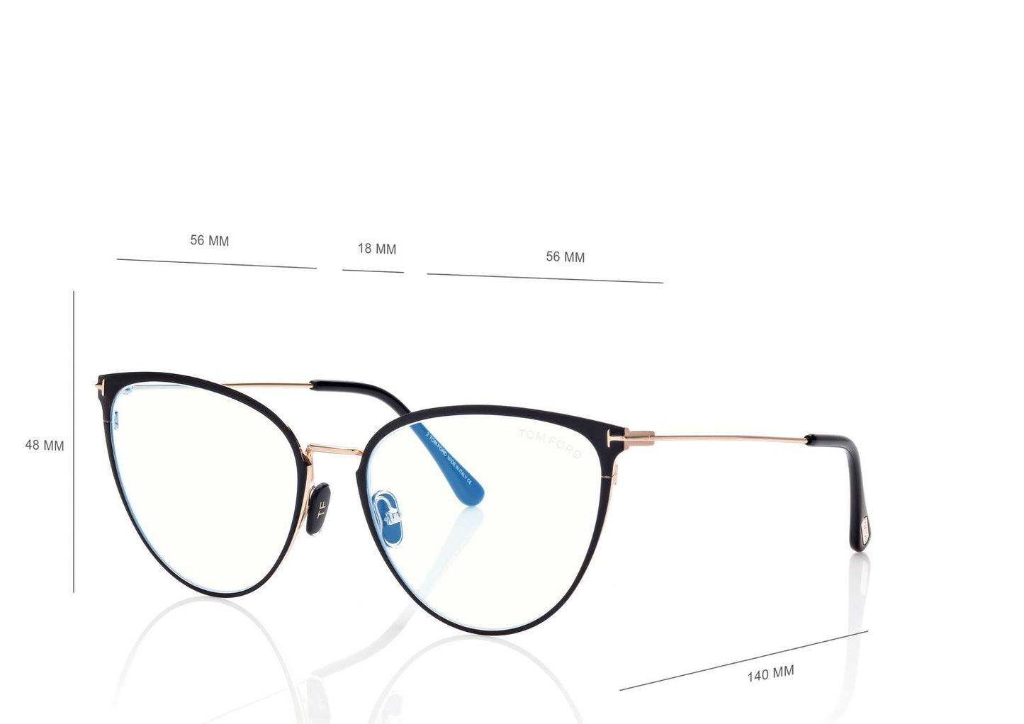 Tom Ford  BLUE BLOCK CAT EYE OPTICALS