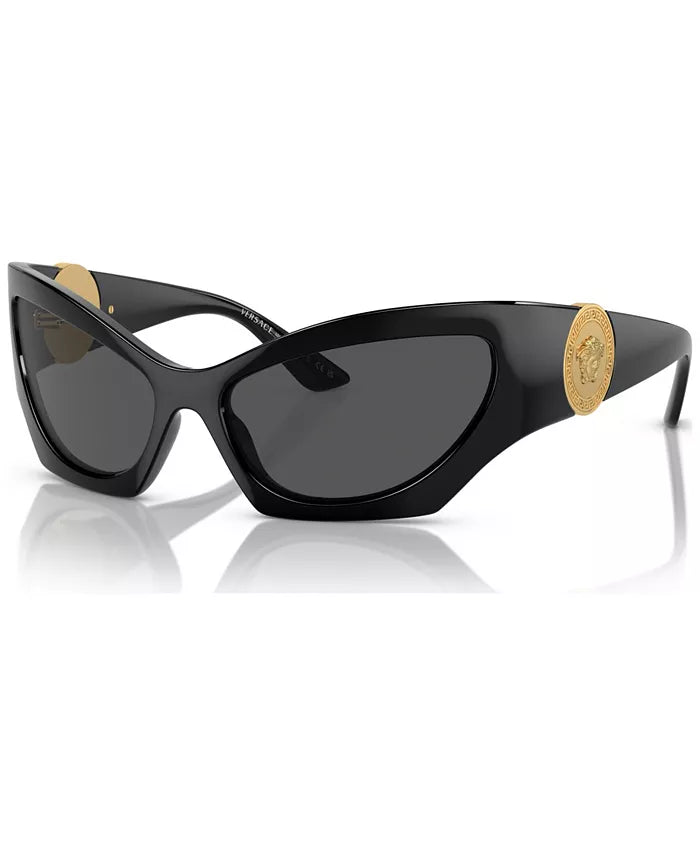 VERSACE  MEDUSA RUNWAY CAT-EYE SUNGLASSES