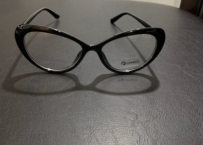 Black Stylish Cat Eye Oval